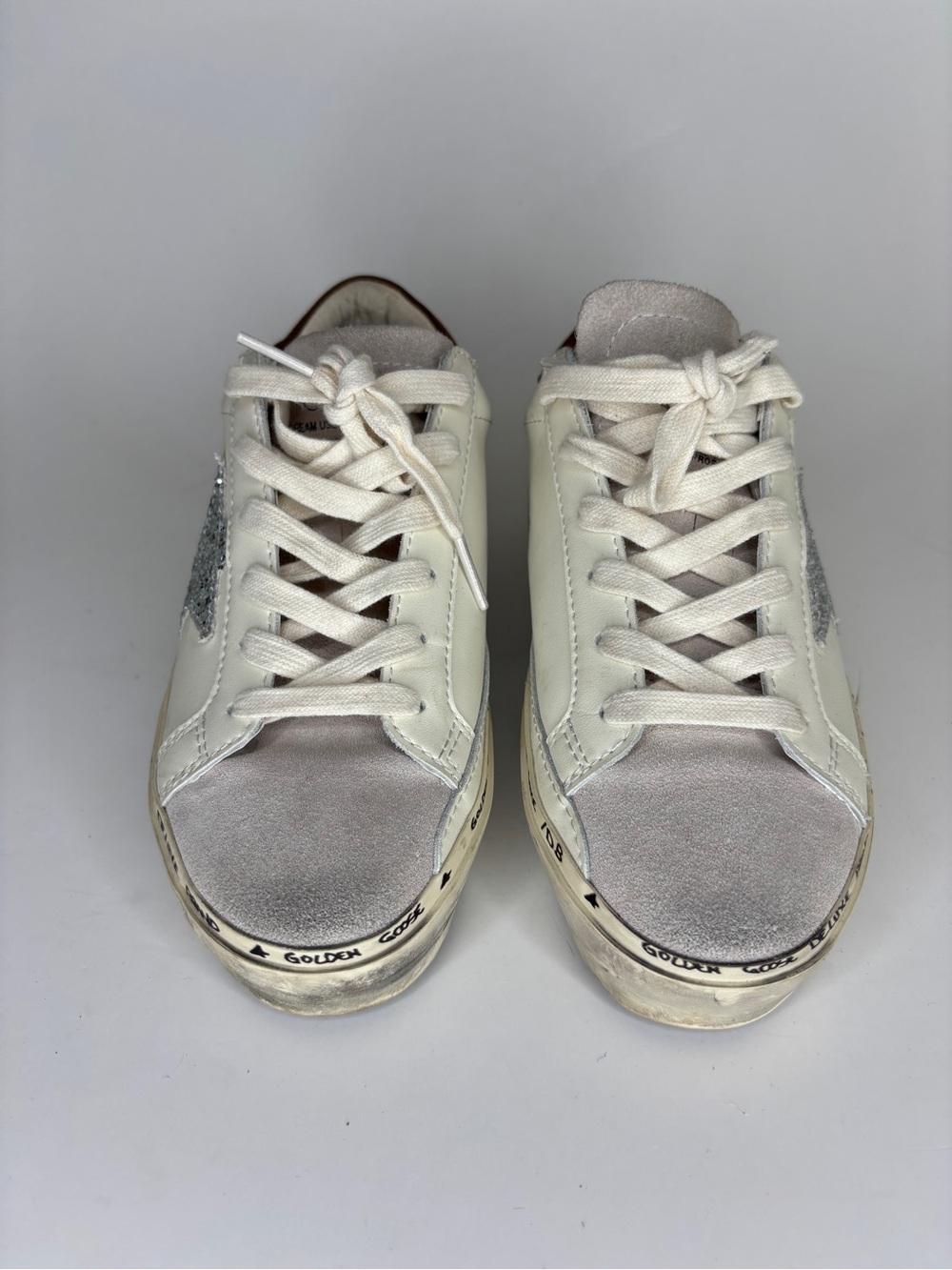 Golden goose ballstar shoes lace up skateboarding sneakers women size 36 US 5 - Picture 4 of 16